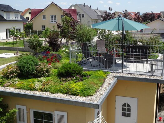 Intensive Dachbegrünung – der Garten auf dem Dach